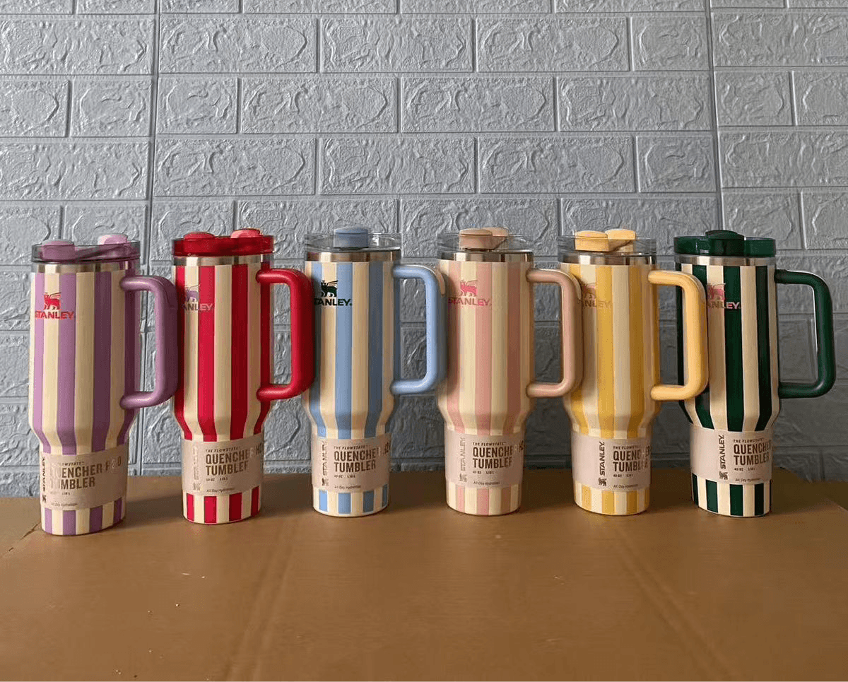 Stanley Cabana Gloss Oasis Collection Quencher H2.0 Flowstate™ Tumbler | 40 OZ - Toy Rush