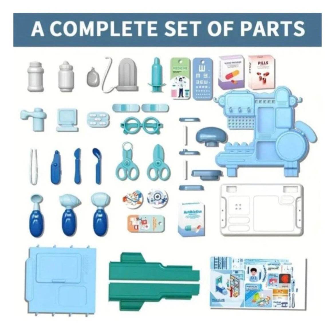 Doctor Set | Medical Pretend Play Toy Set (42 Pcs) - Toy Rush