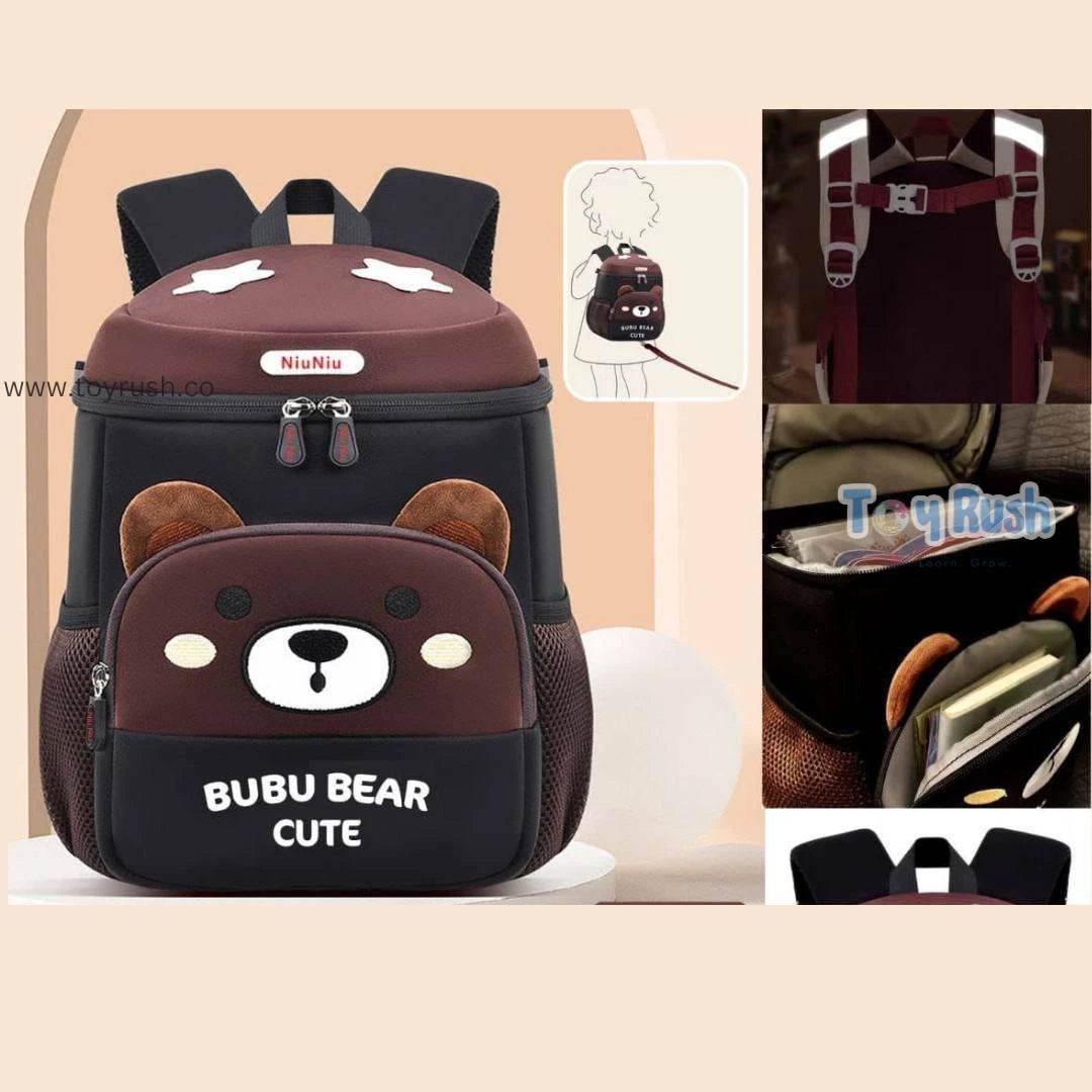 3D Bubu Bear/Rabbit Backpack for Preschoolers - Toy Rush
