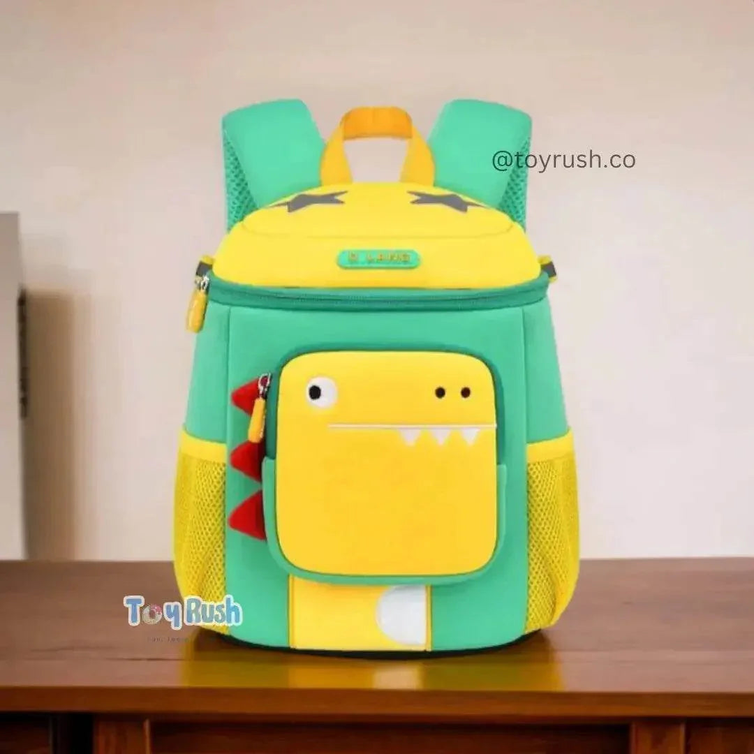 3D Dino Large School Bag for Kids - Toy Rush