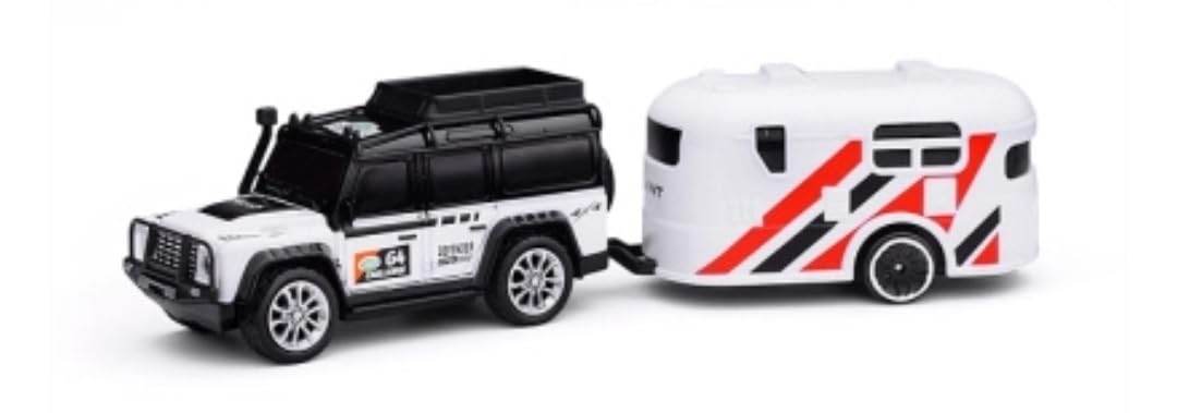 Mini RC Metal Alloy Car With Trailer Off-Road Adjustable Speed - Toy Rush