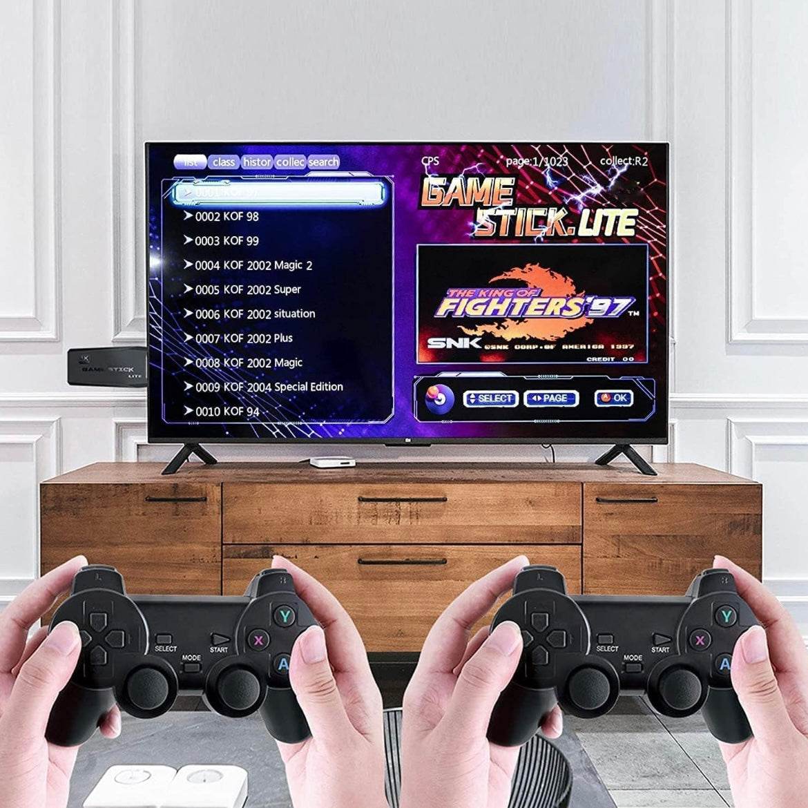 Wireless Video Game for Tv Gaming Built-in Classic Retro Games | 2.4G Wireless Controllers - Toy Rush