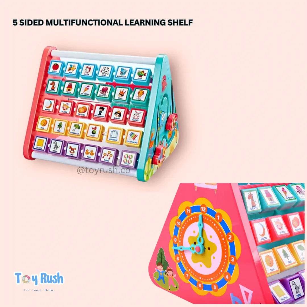 5 in 1 Multifunctional Educational Kit Learning Shelf - Toy Rush