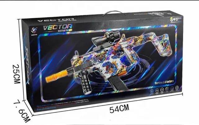 Vector Gel Blaster Gun | Velocity Airsoft Automatic Gun With Water Blasters - Toy Rush