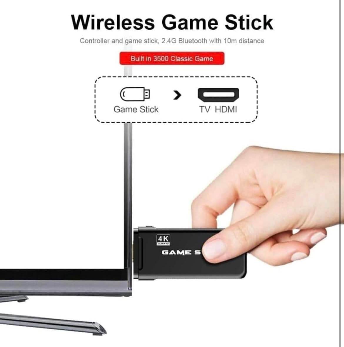 Wireless Video Game for Tv Gaming Built-in Classic Retro Games | 2.4G Wireless Controllers - Toy Rush