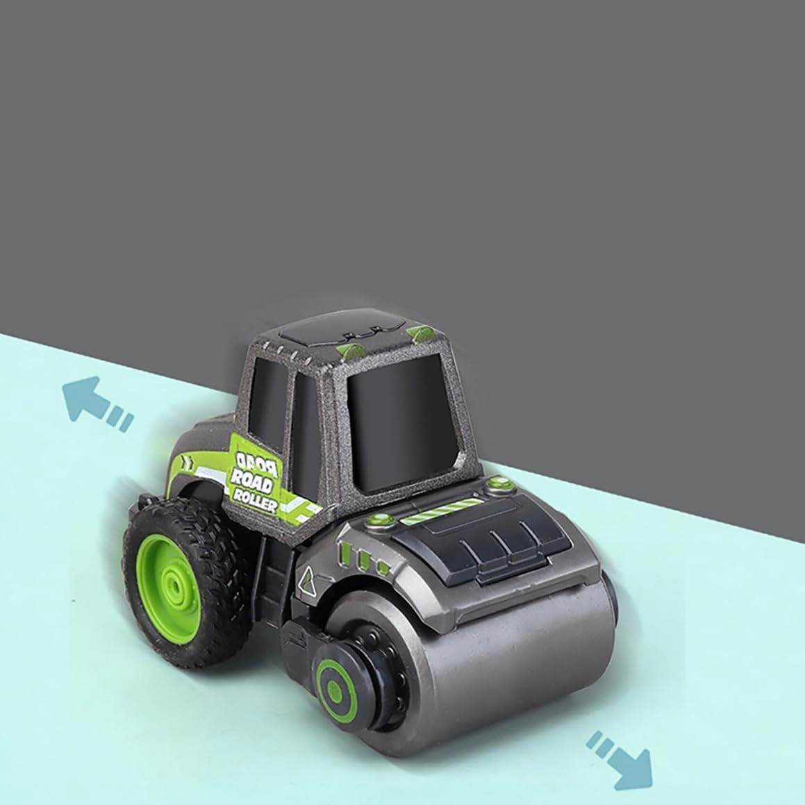 Toy Rush 6-Piece Engineering Construction Toy Set | 1:60 Scale Metal Vehicles | Pull-Back Action - Toy Rush