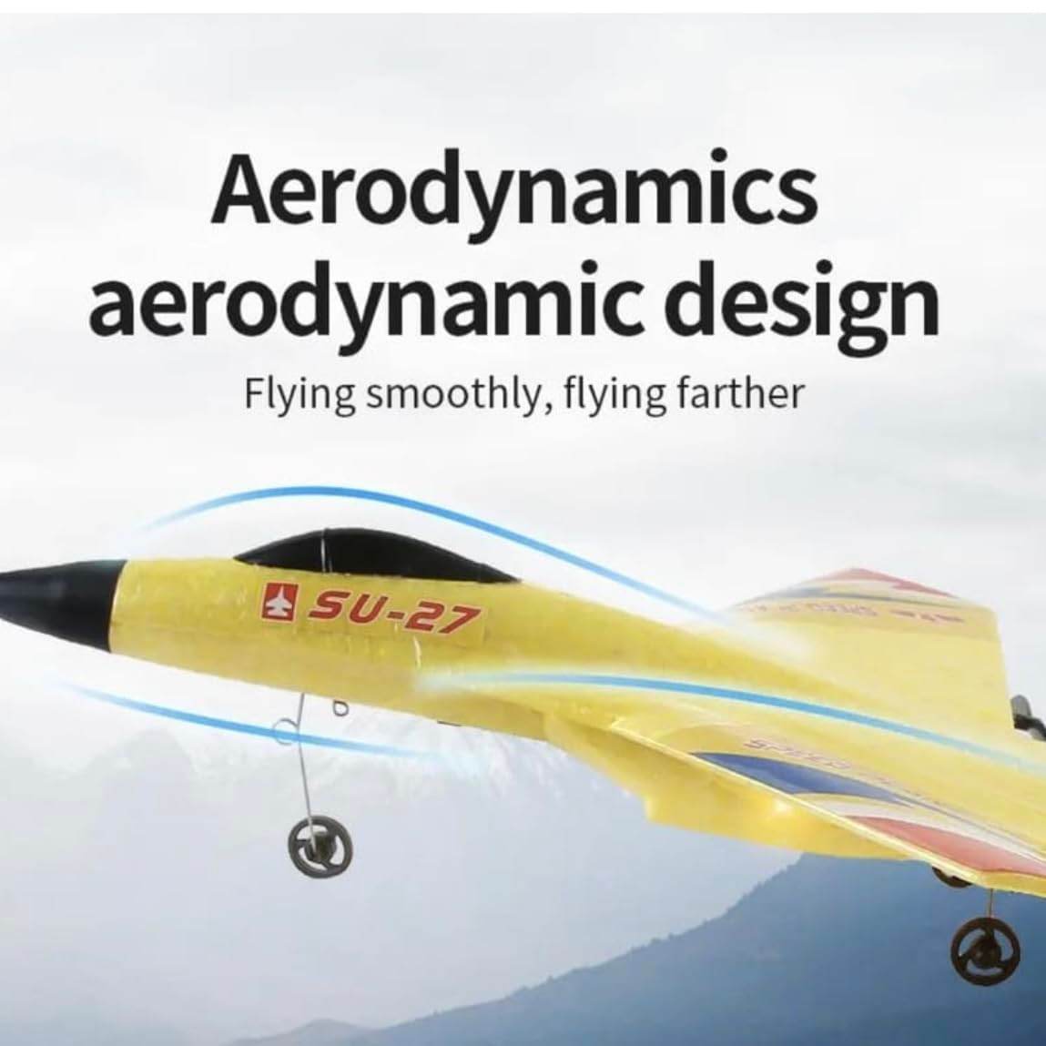 2.4GHz Remote Control Airplane RC Glider for Beginner Adult Kids, Easy to Fly EPP Foam Aircraft Fighter - Toy Rush