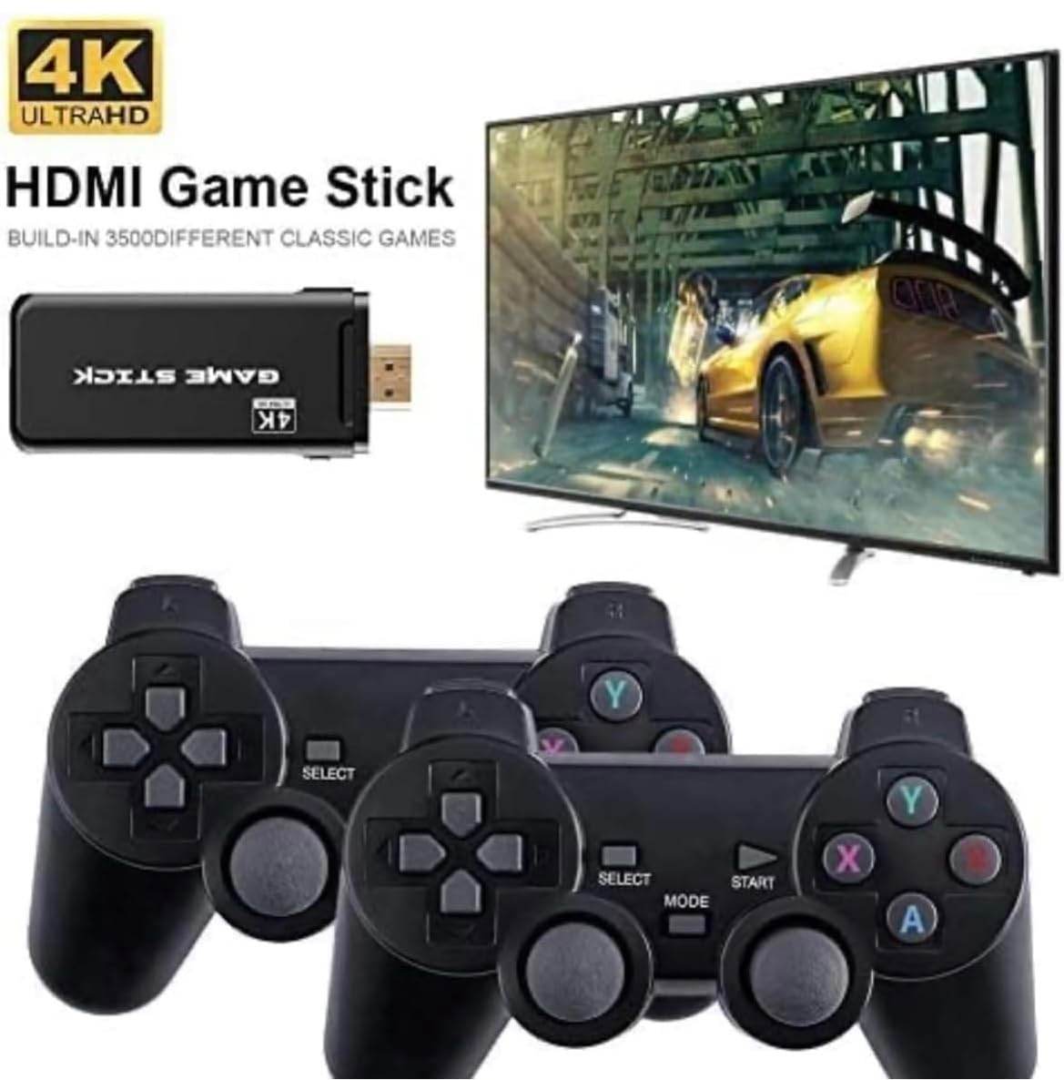 Wireless Video Game for Tv Gaming Built-in Classic Retro Games | 2.4G Wireless Controllers - Toy Rush