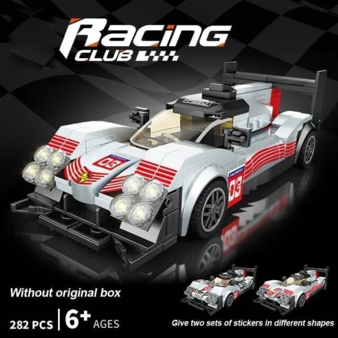 F1 Racing Model Car Building Blocks Set, Educational Stem Building Toys 282PCS - Toy Rush