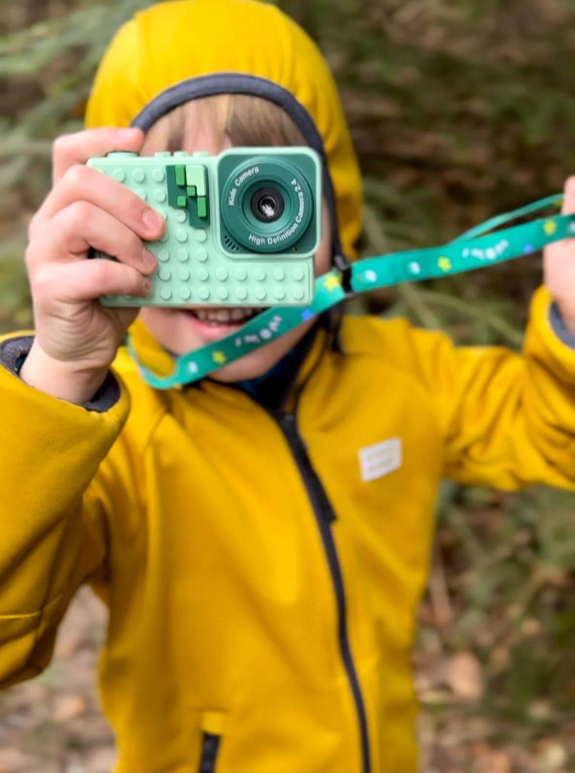 Kids Lego Theme Camera for Girls & Boys 48MP HD Digital Video Camera, Birthday Gifts for 4-10 Years Old Children - Toy Rush