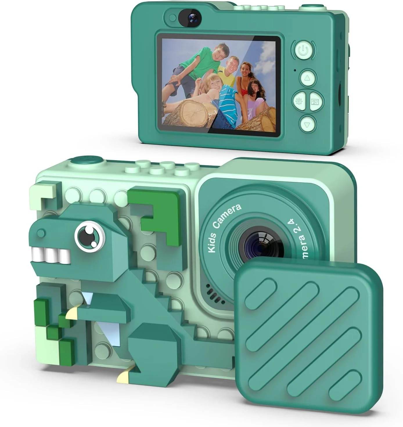 Kids Lego Theme Camera for Girls & Boys 48MP HD Digital Video Camera, Birthday Gifts for 4-10 Years Old Children - Toy Rush