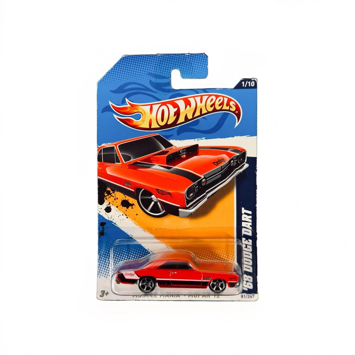 Hot Wheels '68 Dodge Dart die-cast car