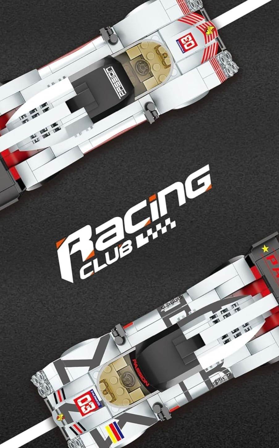 F1 Racing Model Car Building Blocks Set, Educational Stem Building Toys 282PCS - Toy Rush