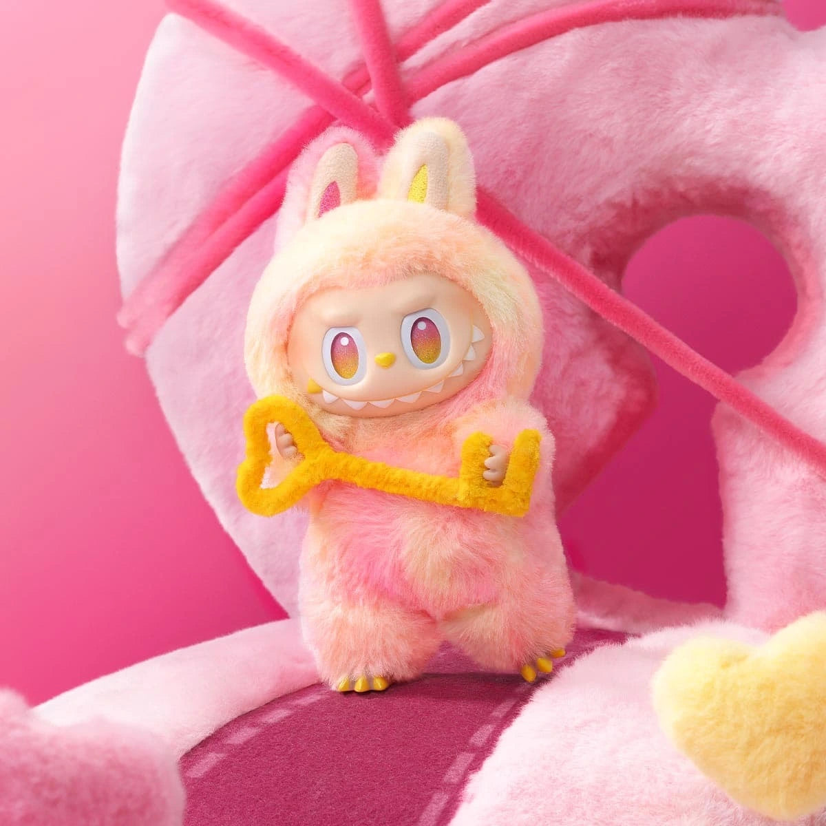 Pop Mart Labubu The Monsters Big Into Energy Series Vinyl Plush Pendant Sealed Case