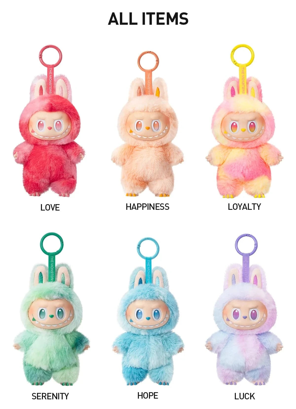 Pop Mart Labubu The Monsters Big Into Energy Series Vinyl Plush Pendant Sealed Case
