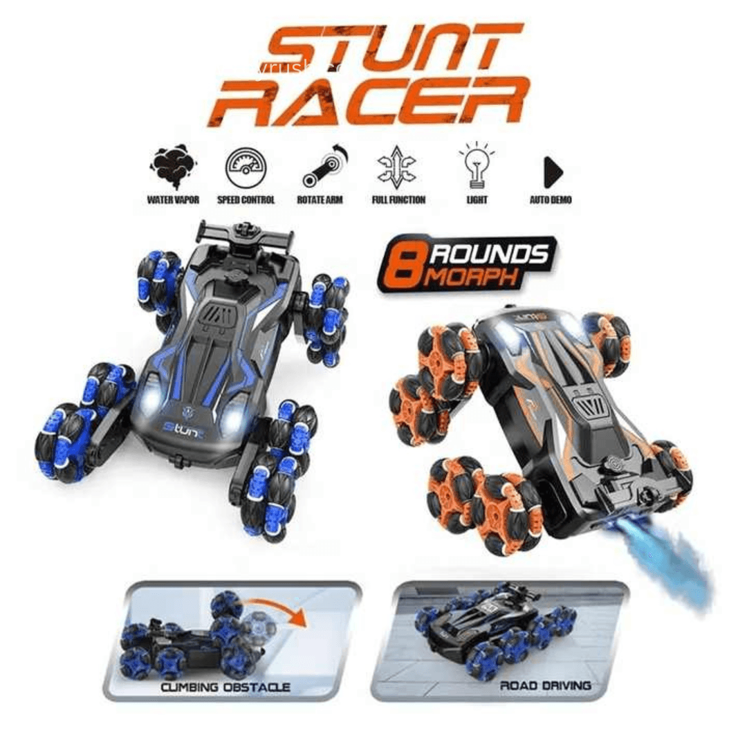 8 Wheel Drift Stunt Car with Hand Gesture and Remote Control - Toy Rush