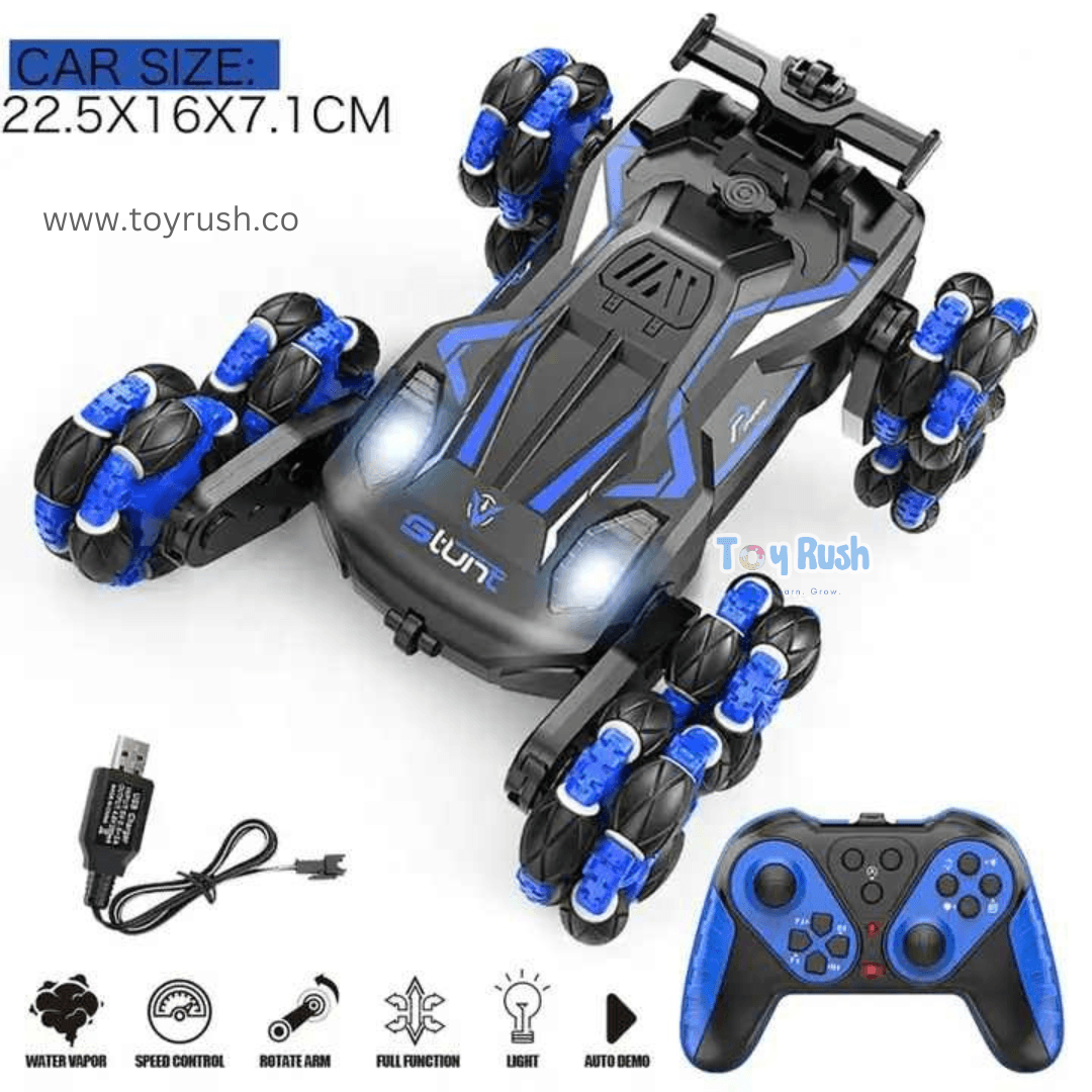 8 Wheel Drift Stunt Car with Hand Gesture and Remote Control - Toy Rush