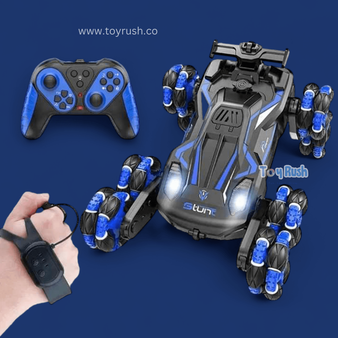 8 Wheel Drift Stunt Car with Hand Gesture and Remote Control - Toy Rush