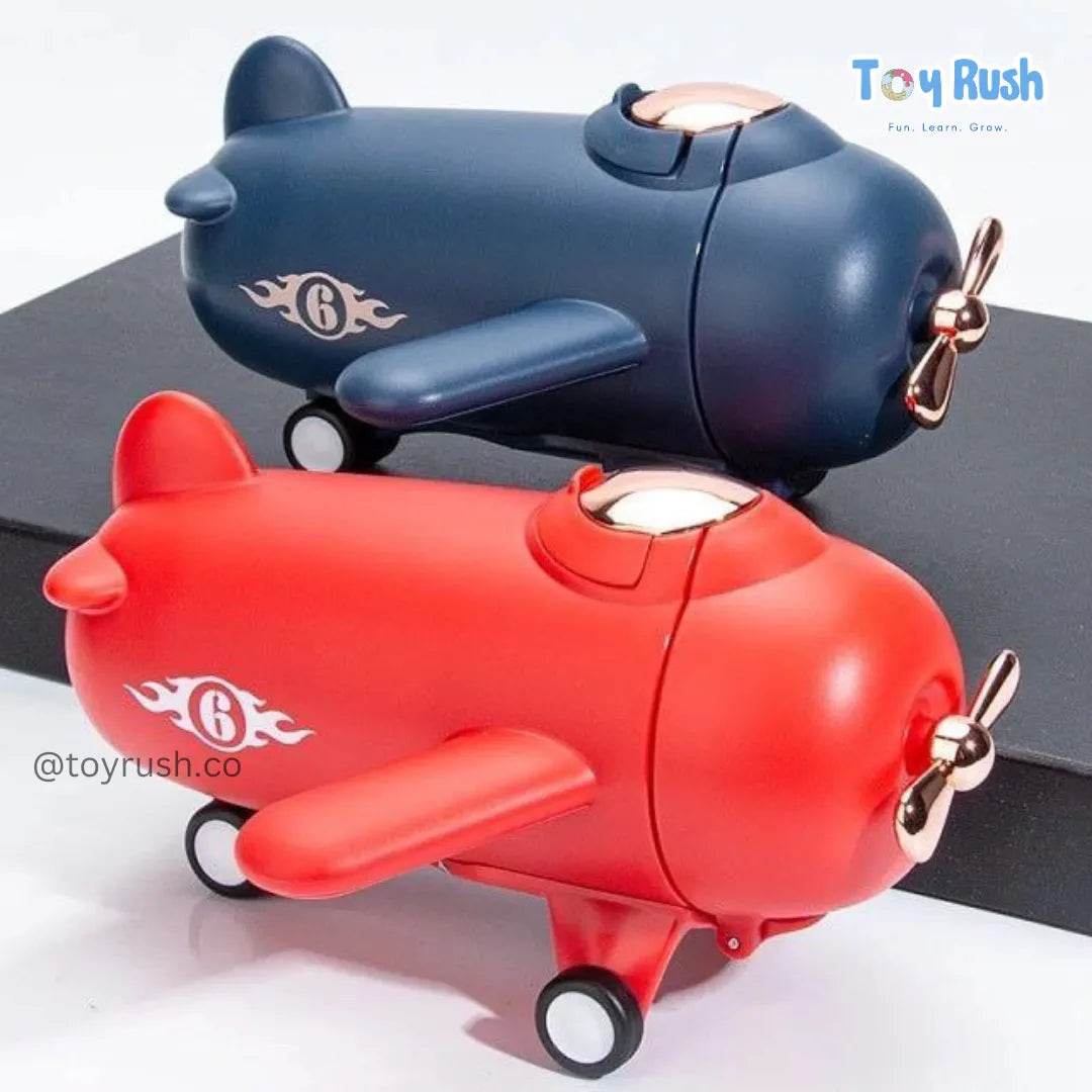 Aeroplane Sipper Water Bottle - Toy Rush