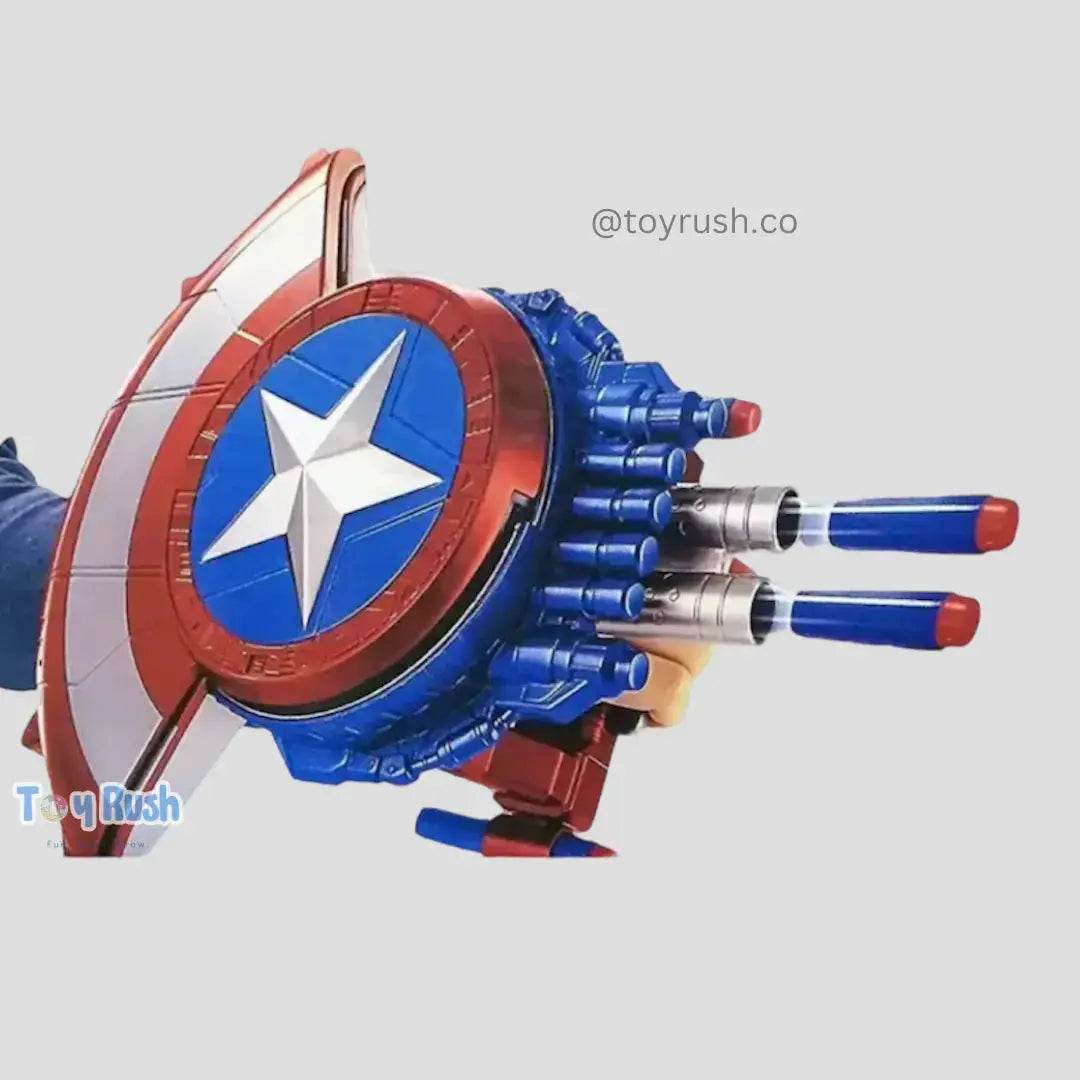 Captain America Avengers Shield Gun - Toy Rush