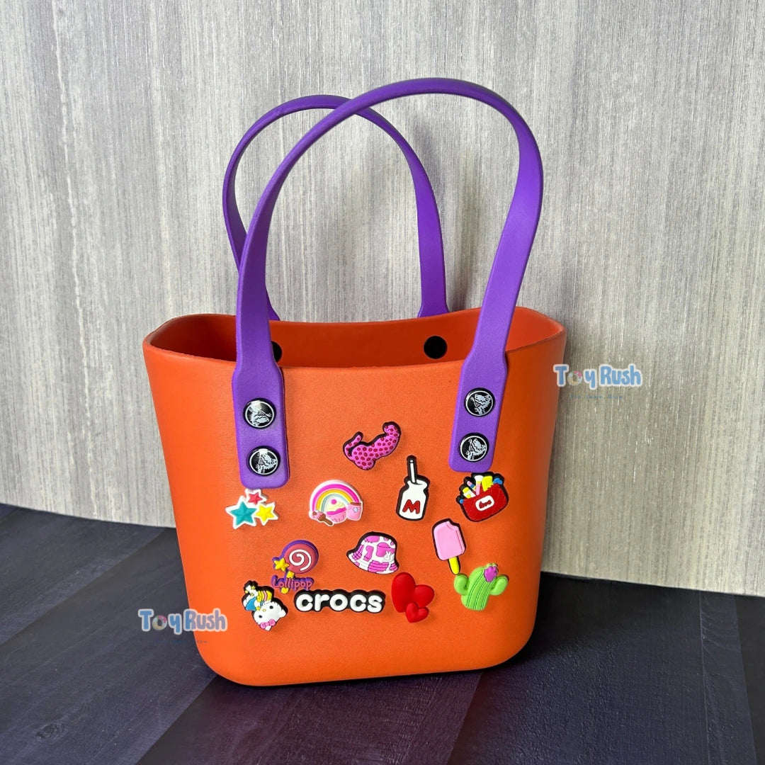 Crocs Medium Beach Bag | Lightweight Waterproof EVA Tote for Travel, Shopping & Daily Use