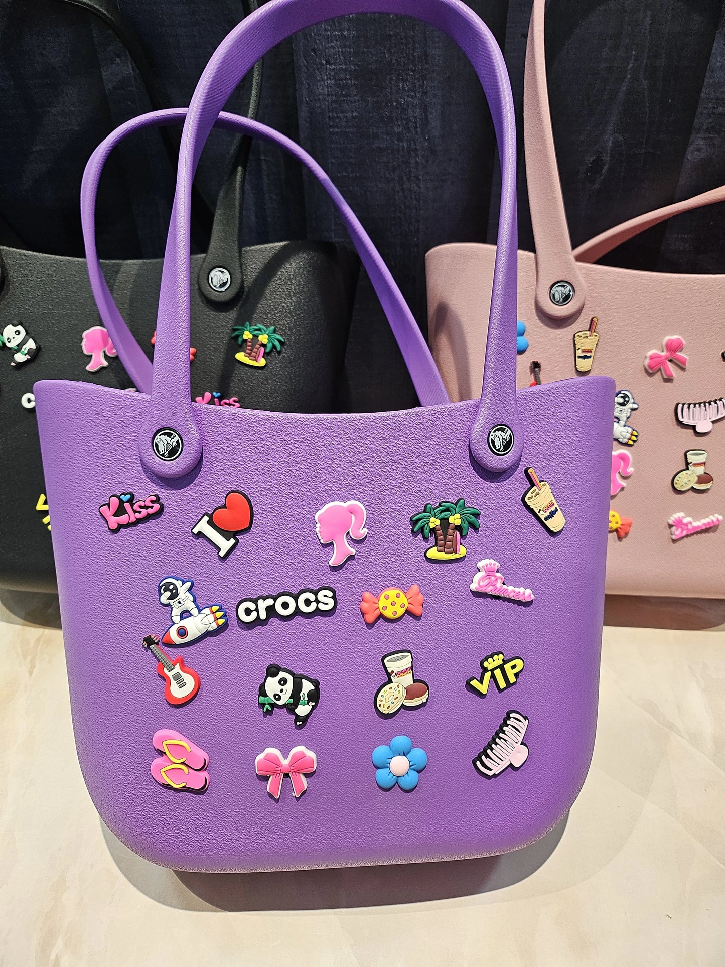 Crocs Big Beach Bag | Oversized Waterproof EVA Tote for Beach, Shopping & Travel