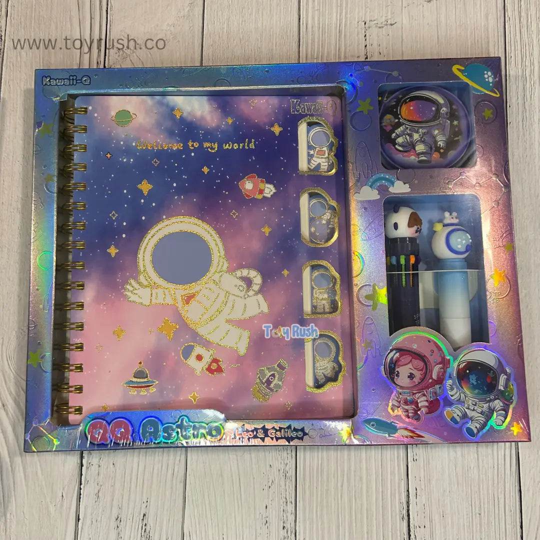 Cute Unicorn / Space Diary Set For Kids - Toy Rush