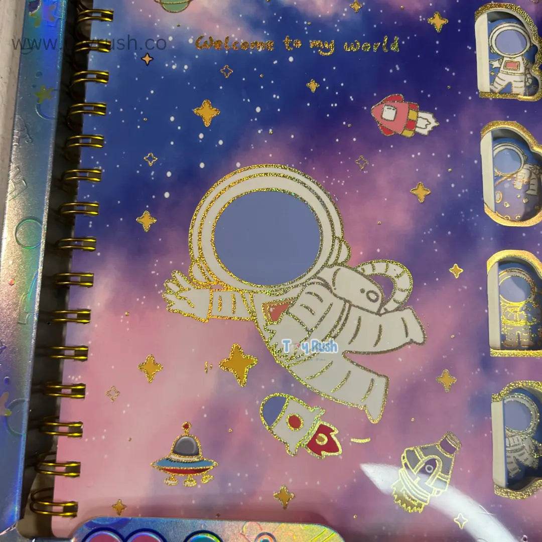 Cute Unicorn / Space Diary Set For Kids - Toy Rush