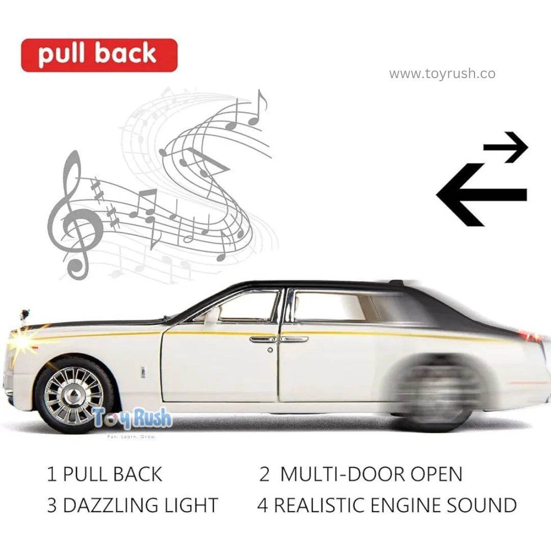 Die Cast 1:24 Metal Rolls Royce Car - Toy Rush