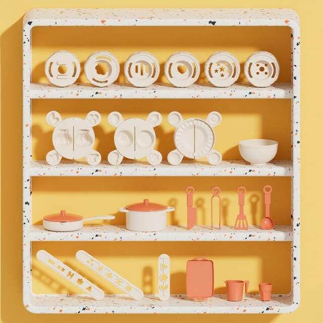 Dining Car Colored Clay Machine | Kitchen Pretend Play Set - Toy Rush