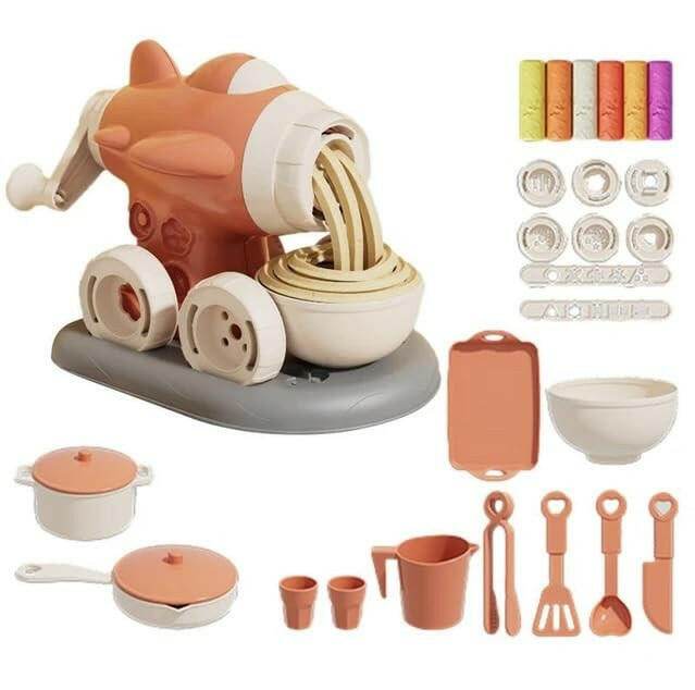 Dining Car Colored Clay Machine | Kitchen Pretend Play Set - Toy Rush