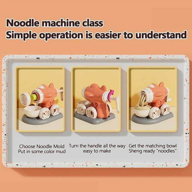 Dining Car Colored Clay Machine | Kitchen Pretend Play Set - Toy Rush
