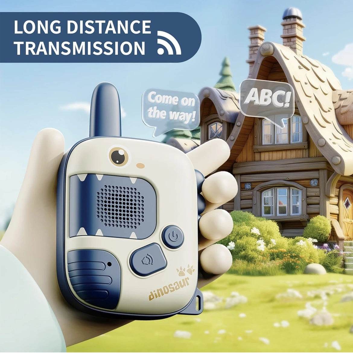 Walkie Talkie for Kids | Wireless, Interactive Design with upto 1000 feet long range - Toy Rush
