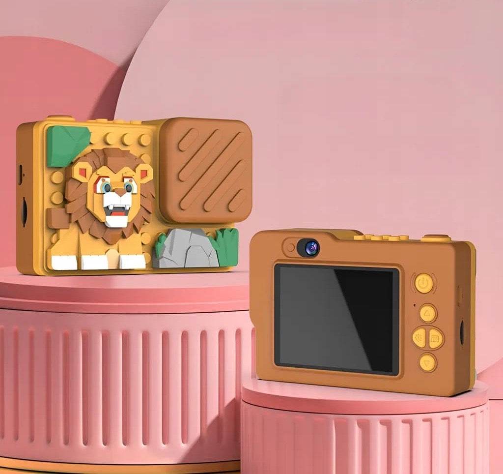 Kids Lego Theme Camera for Girls & Boys 48MP HD Digital Video Camera, Birthday Gifts for 4-10 Years Old Children - Toy Rush