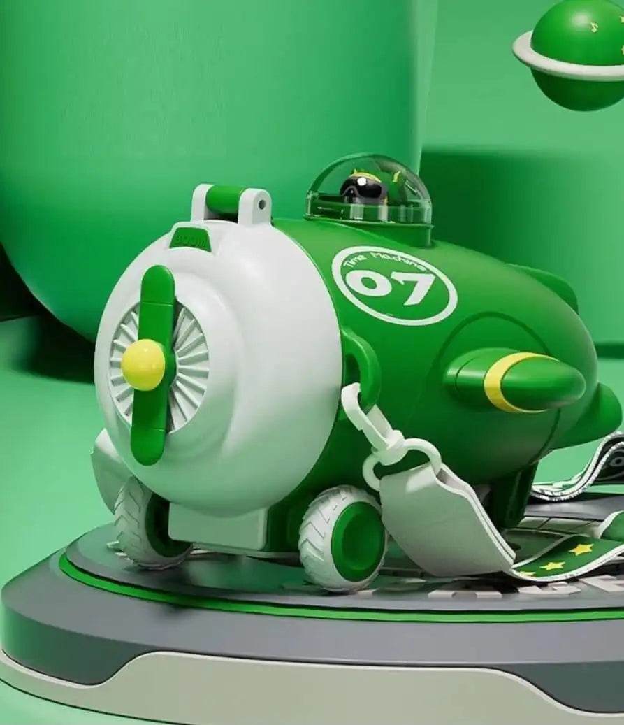 Airplane Design Water Bottle For Kids (550 ML) - Toy Rush