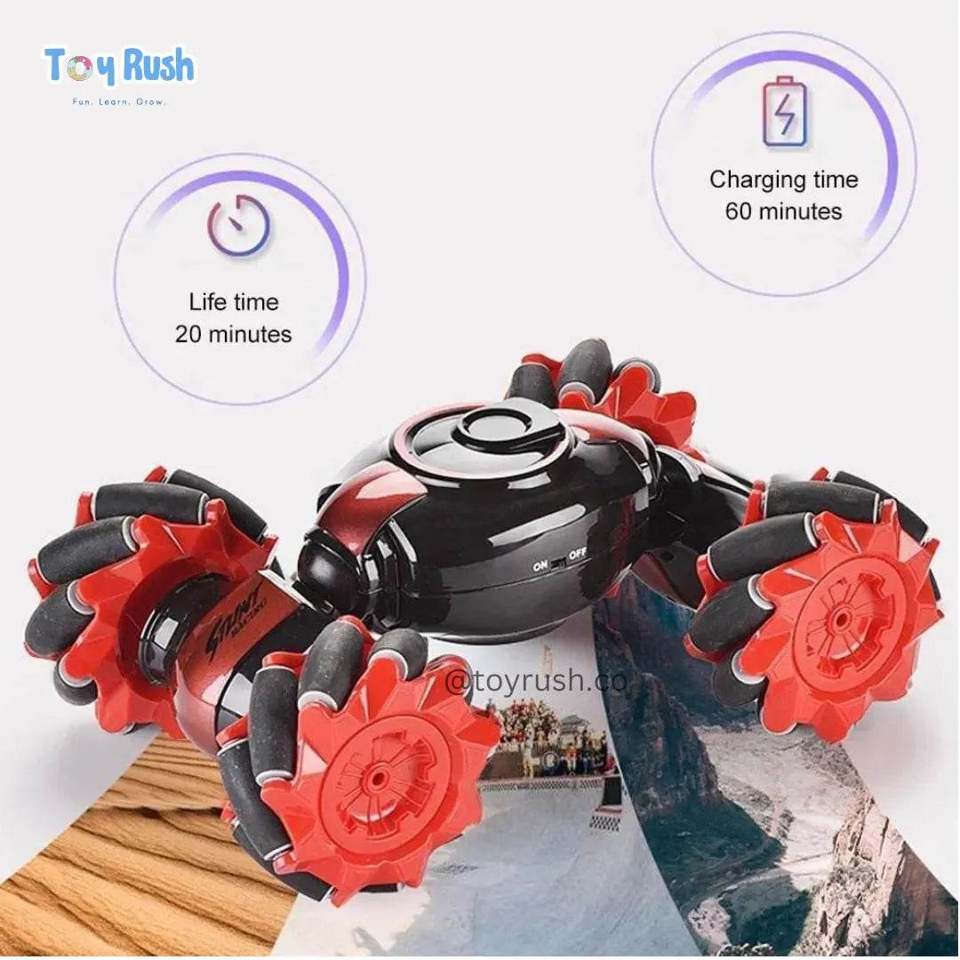 Hand Gesture Control Stunt Car - Toy Rush