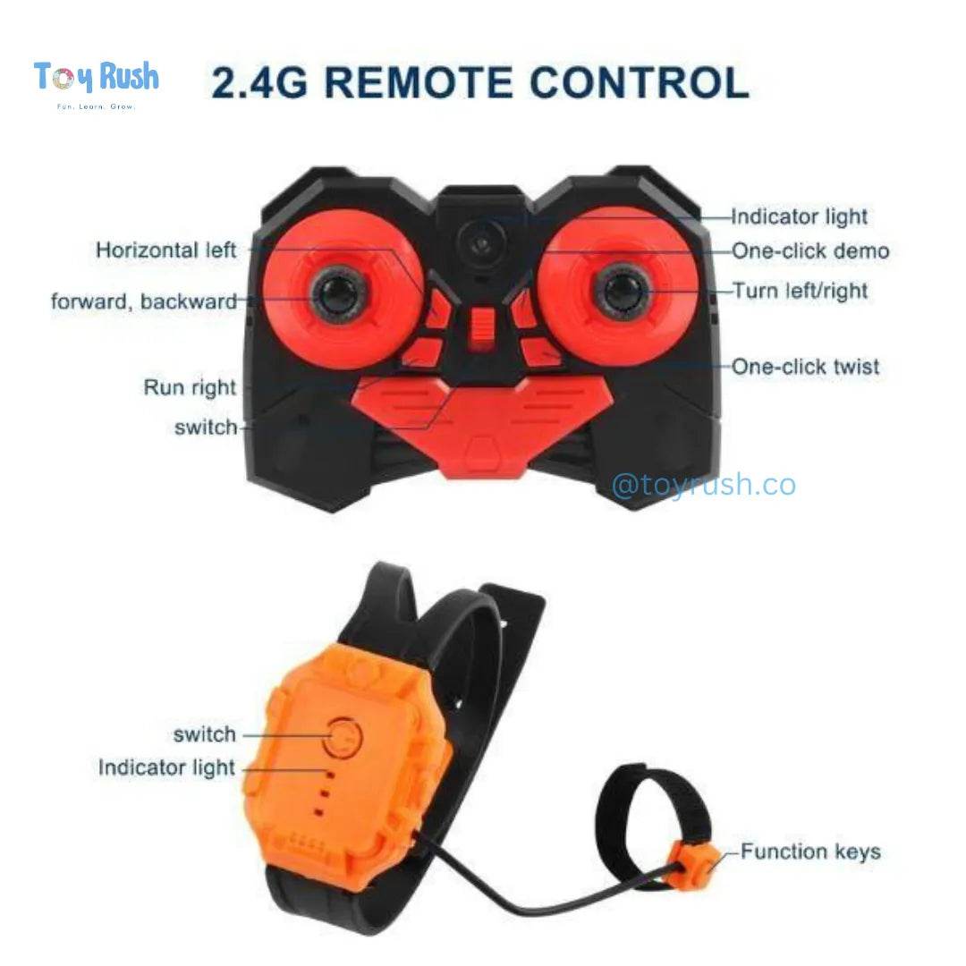 Hand Gesture Control Stunt Car - Toy Rush