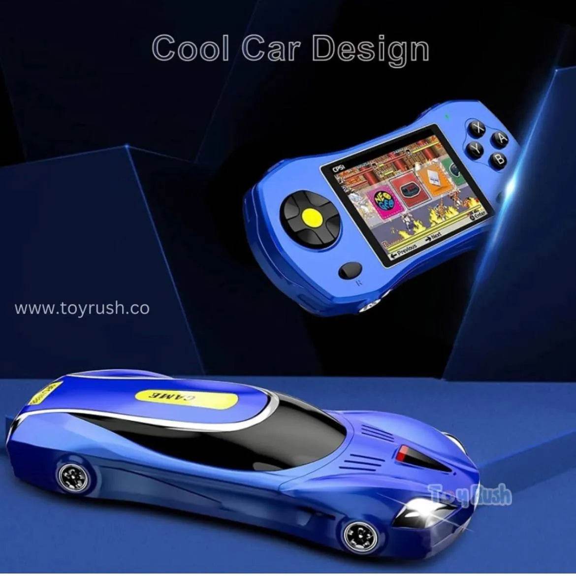 Handheld Video Game Car Console (620 Retro Games) - Toy Rush