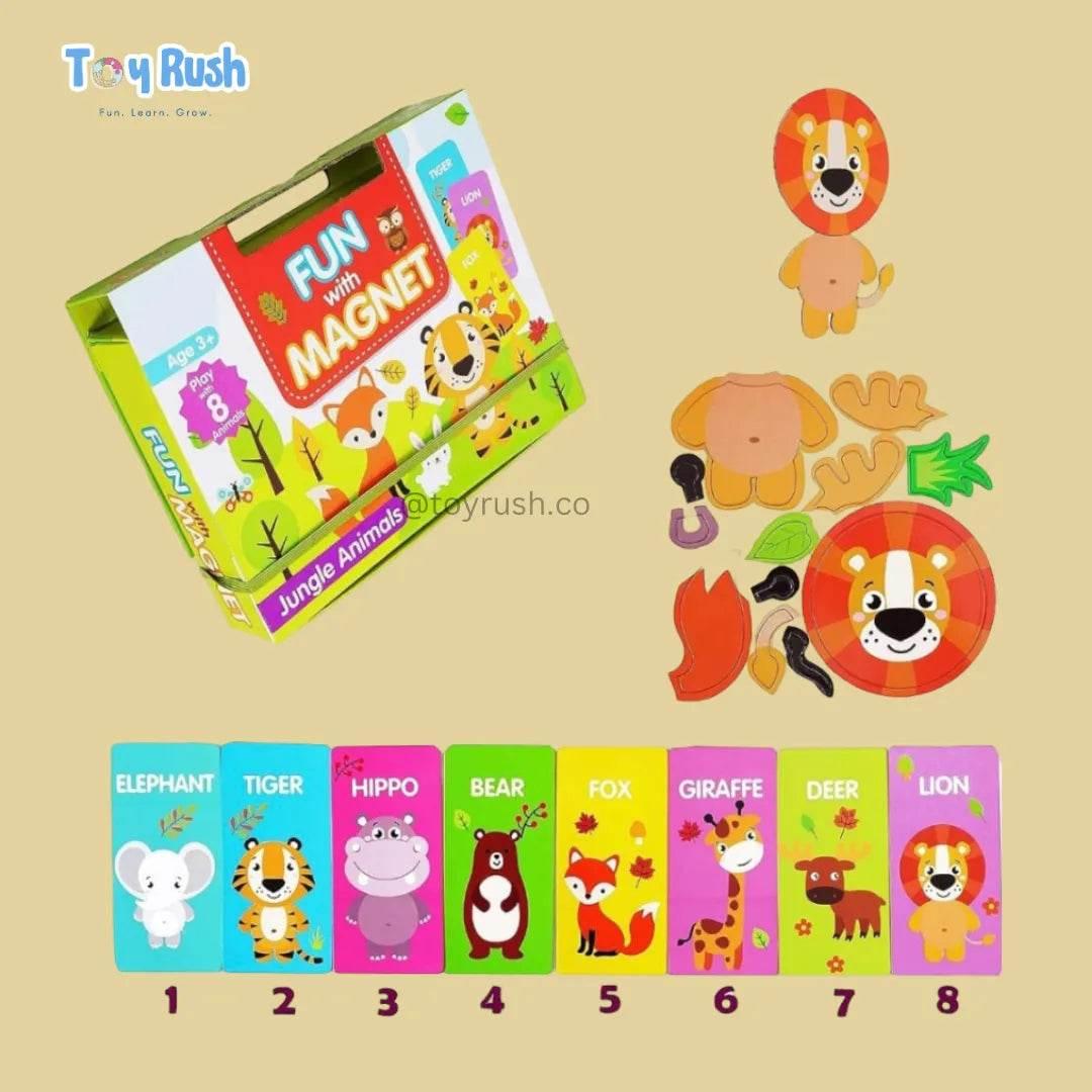 Jungle Animals Puzzle - Fun with Magnets - Toy Rush
