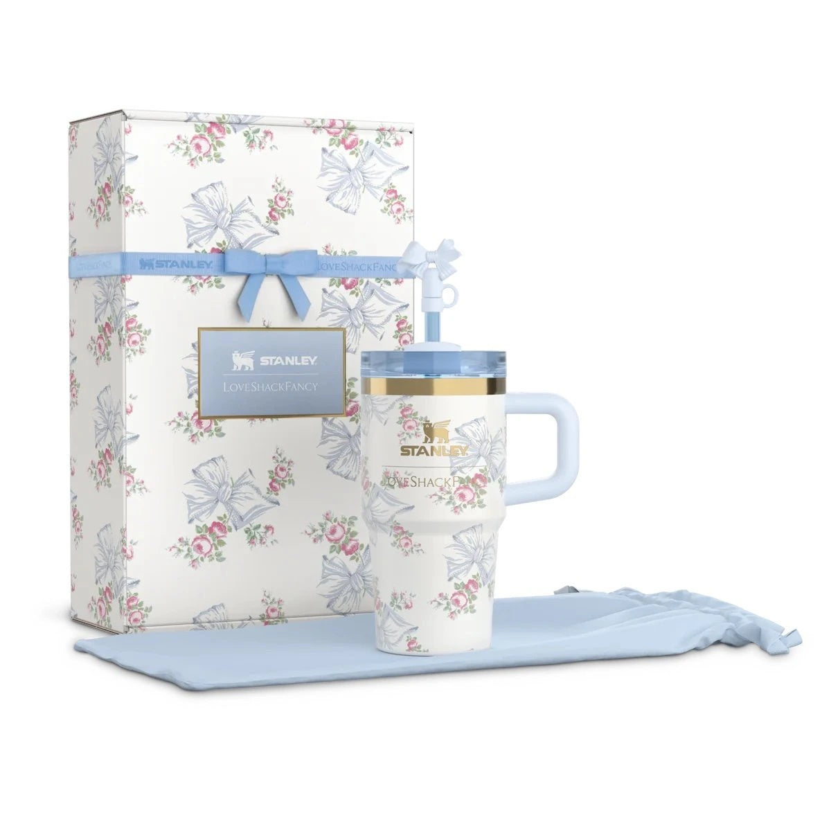 Pre-Order LoveShackFancy x Stanley 20oz Quencher | Limited Bow Edition | Dispatch by 15th October