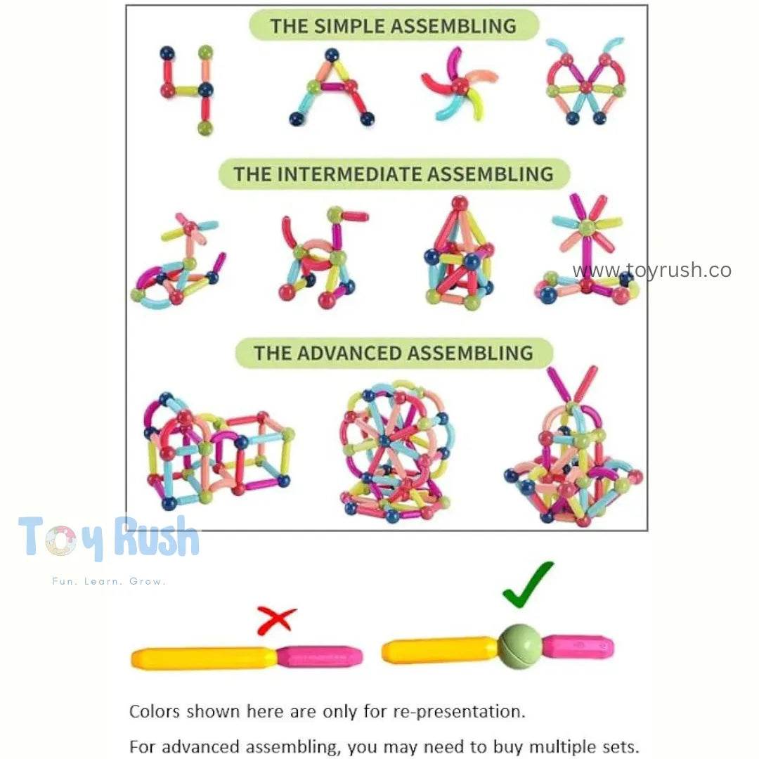 Magnetic Bars & Balls - Toy Rush