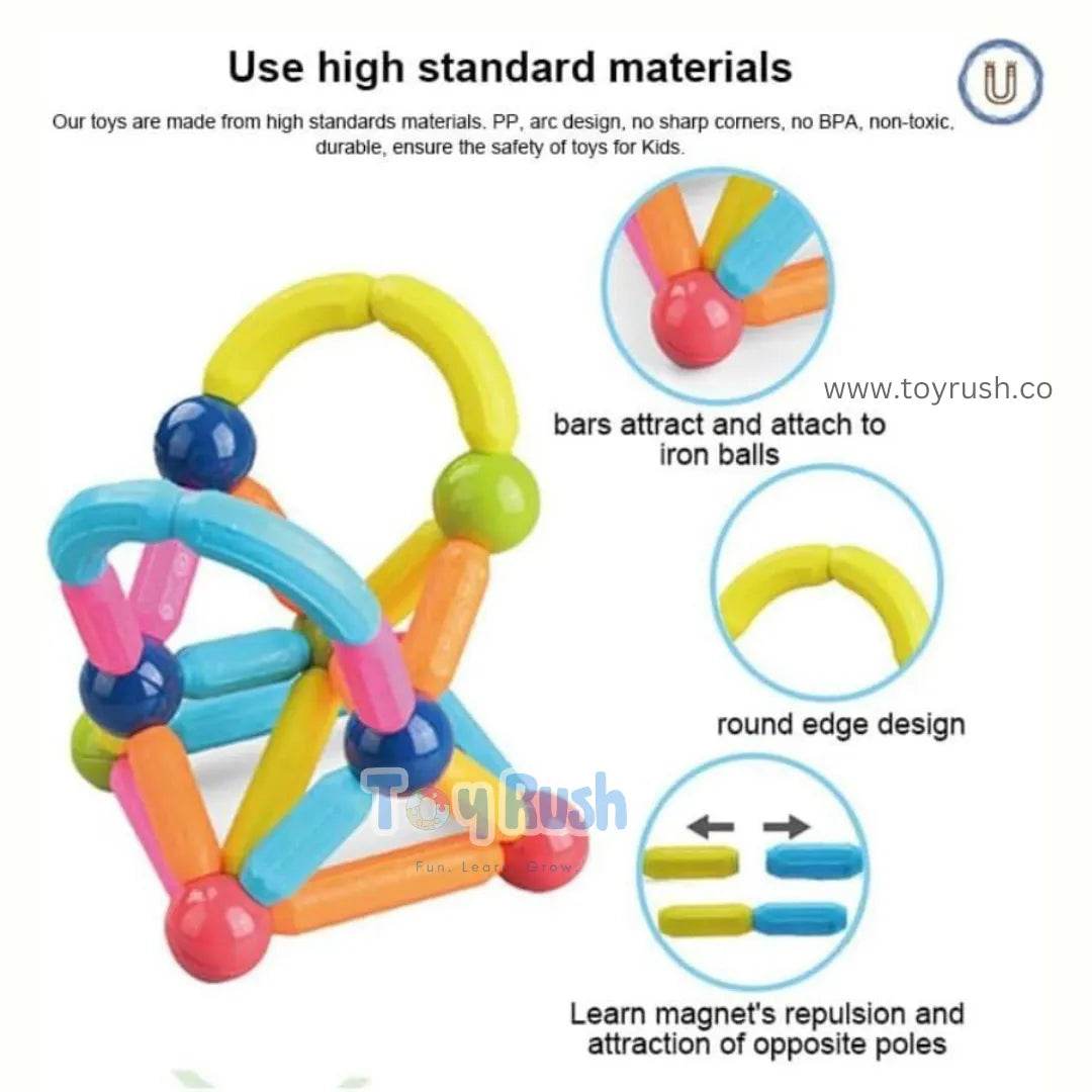Magnetic Bars & Balls - Toy Rush
