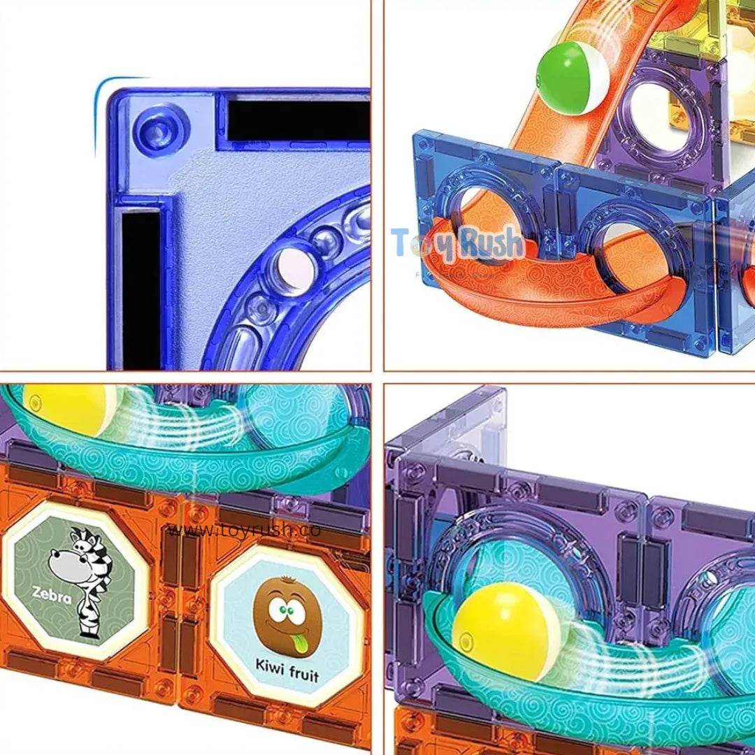 Magnetic Tiles Marble Run 40pcs Set - Toy Rush