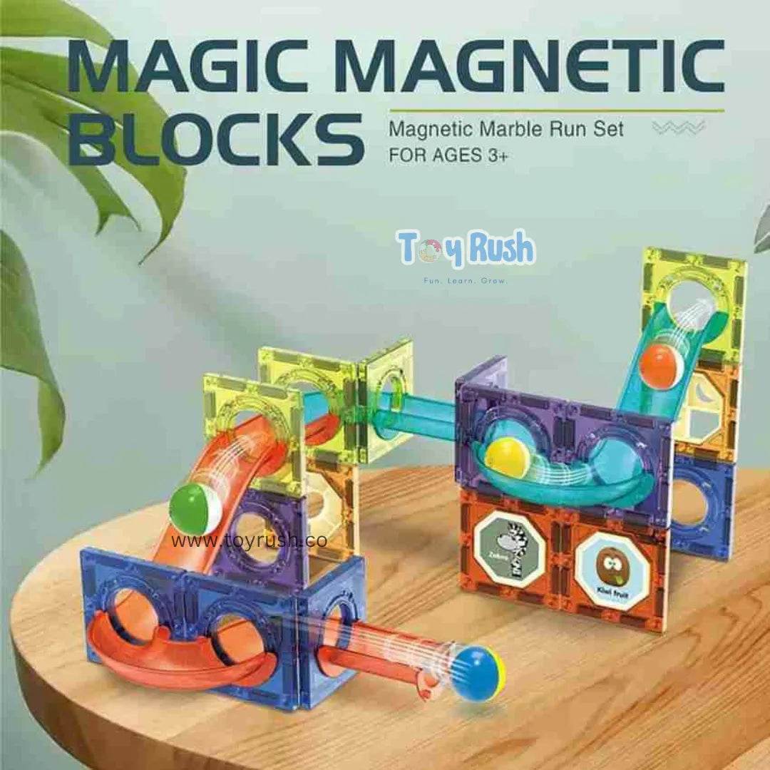 Magnetic Tiles Marble Run 40pcs Set - Toy Rush