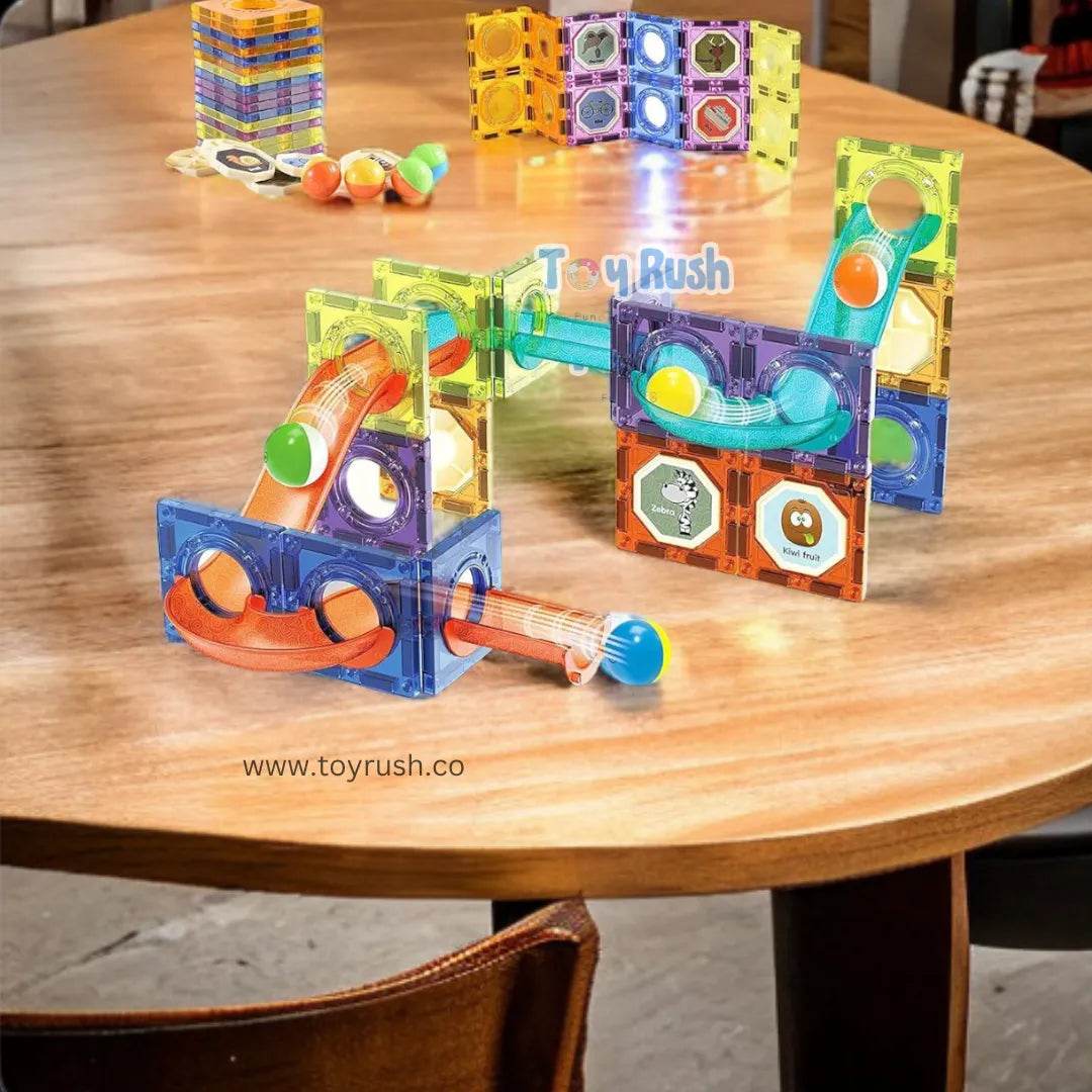 Magnetic Tiles Marble Run 40pcs Set - Toy Rush