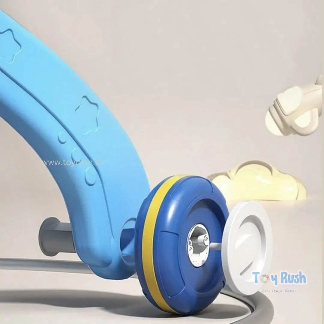 Multi-Functional Space Theme Baby Walker | With Music, Lights & Early Development Activities - Toy Rush