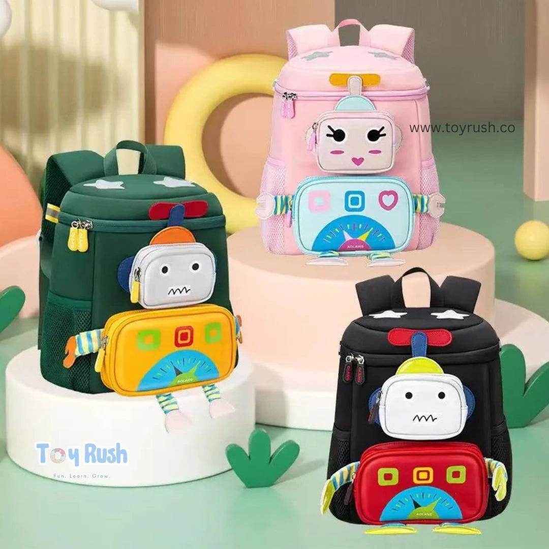 My Dear 3D Robot Backpack for School - Toy Rush