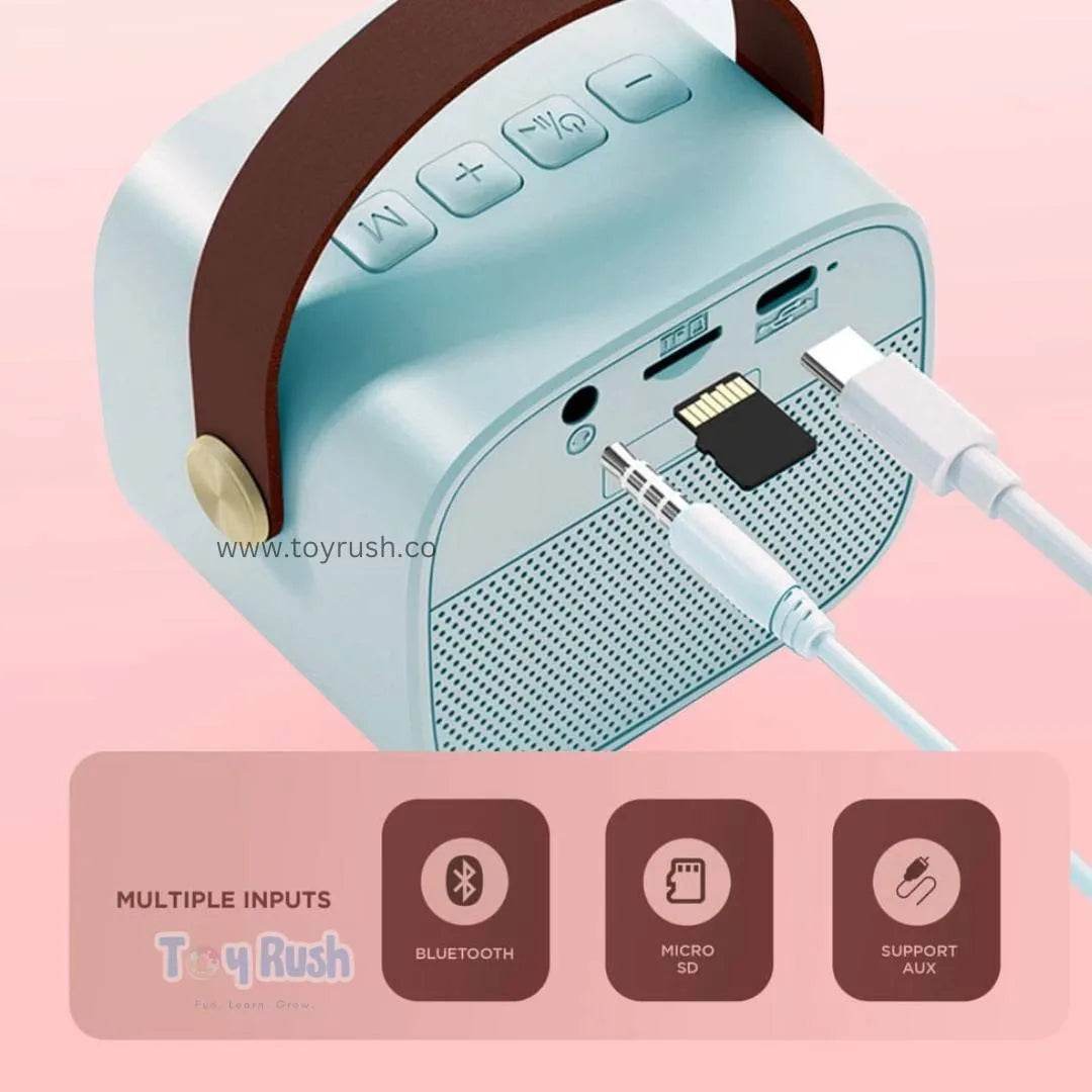 Portable Karaoke Mic With Bluetooth Speaker - Toy Rush