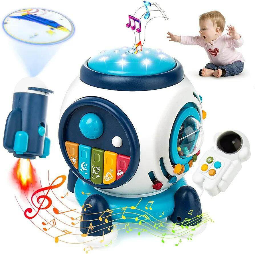 Space Capsule Musical Activity Cube for Toddlers - Toy Rush