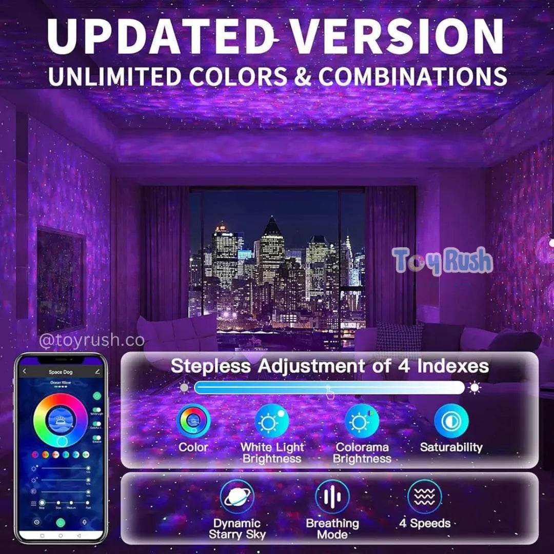 Space Dog Bluetooth Speaker Star Projector - Toy Rush